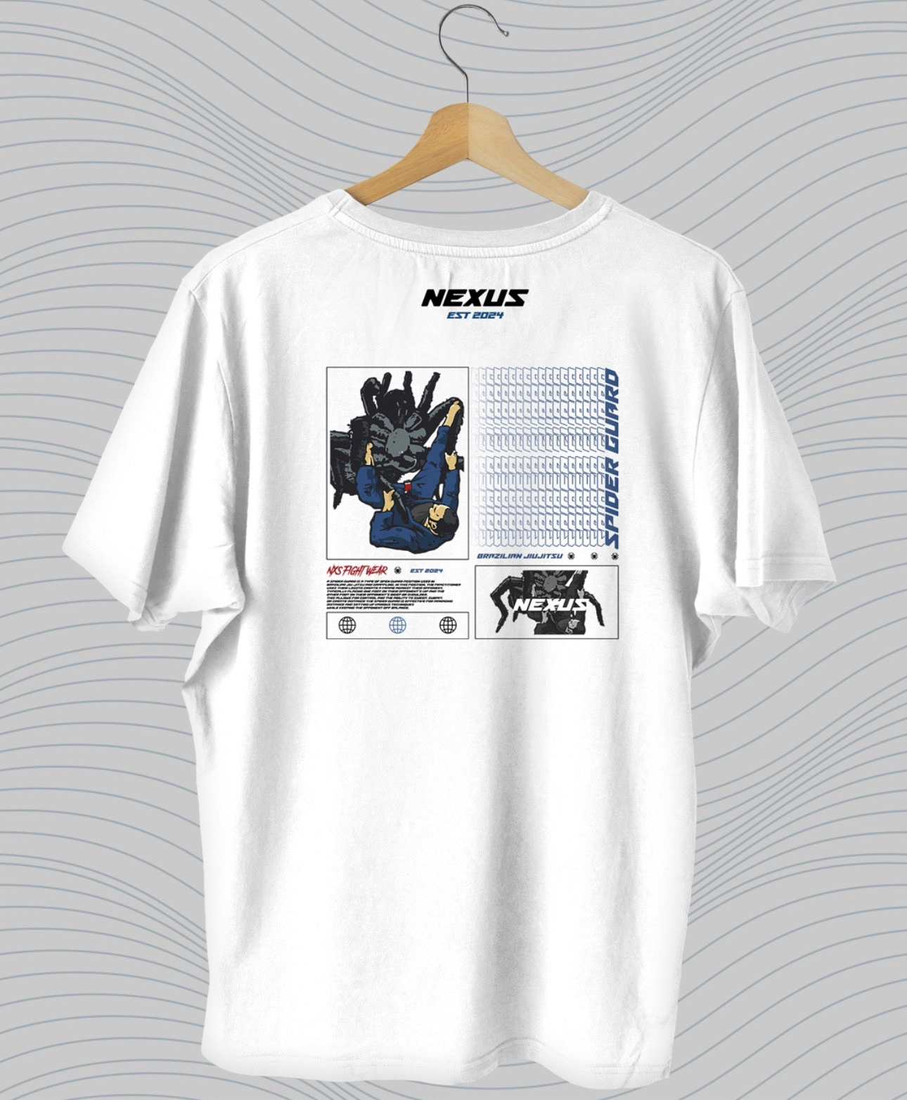 White spider guard T shirt